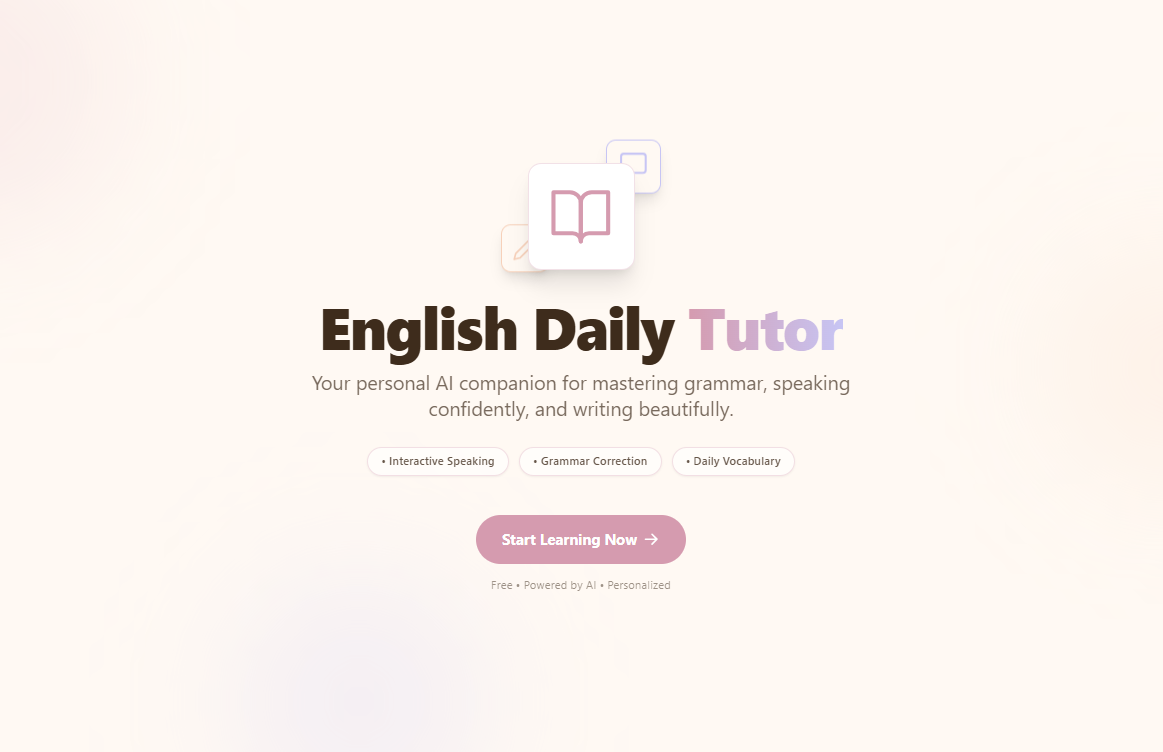 English Daily Tutor